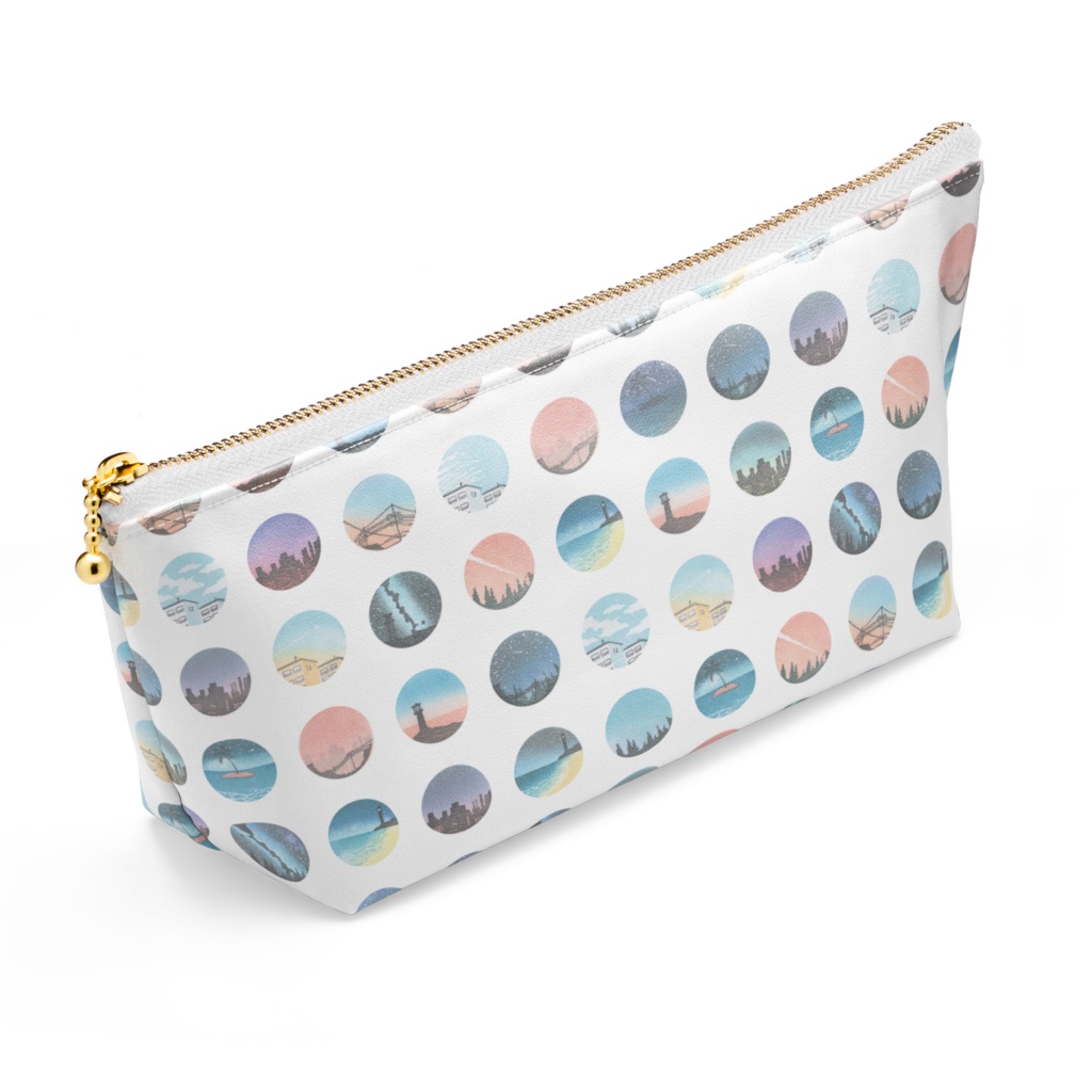 ポーチ 風景はんこ