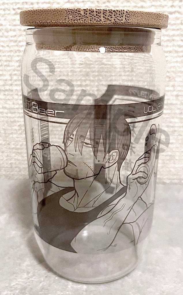 尾月缶型グラス