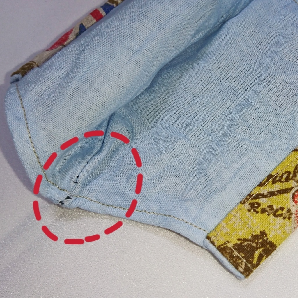 ハンドメイドマスク B品シロクマとイギリス柄