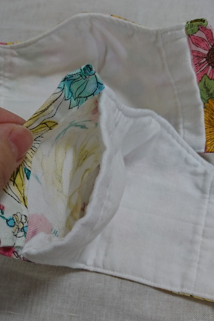 ハンドメイド マスク お花柄