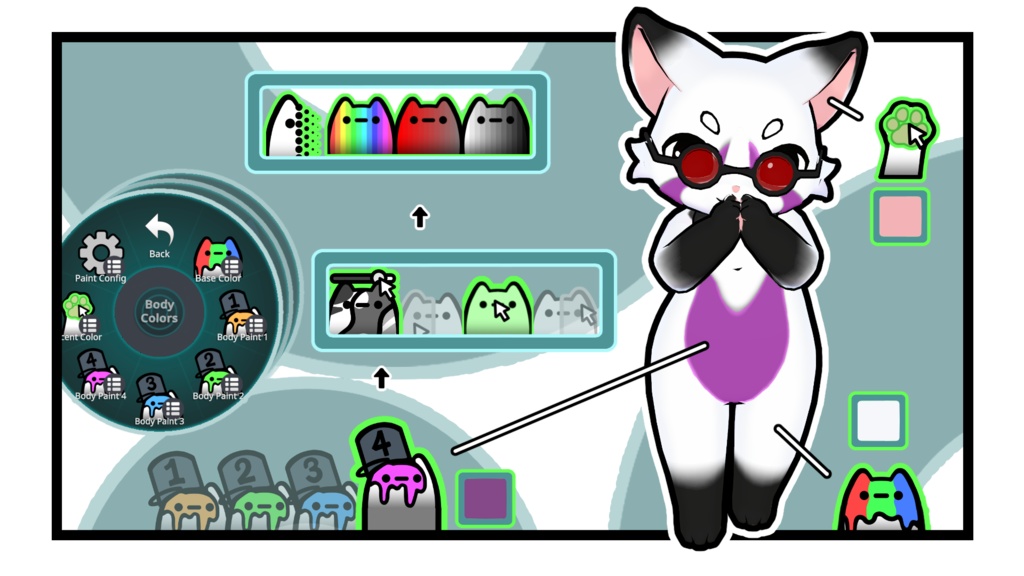 JuJu ナツメ猫 / Original 3D Model