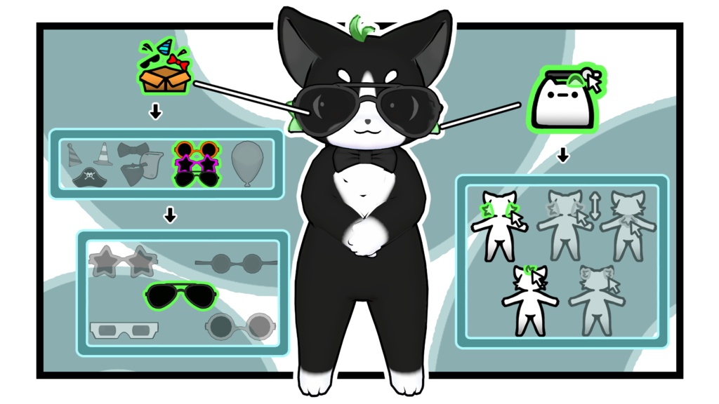 JuJu ナツメ猫 / Original 3D Model