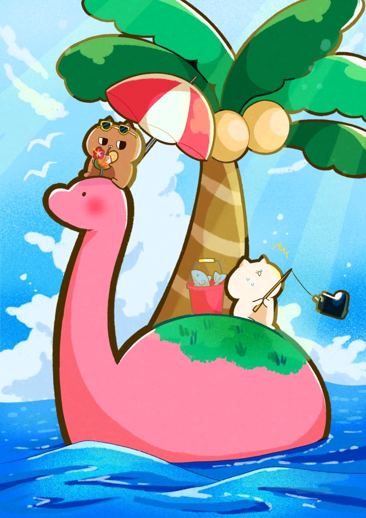 ポストカード【釣り】