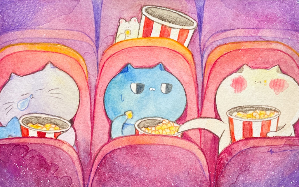 【原画】映画館にて