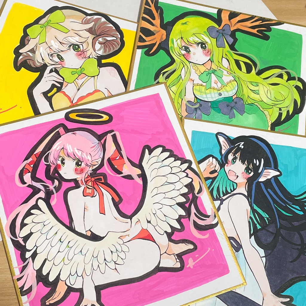 【原画】角ガール