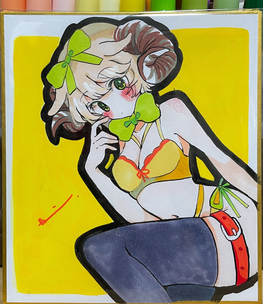 【原画】角ガール