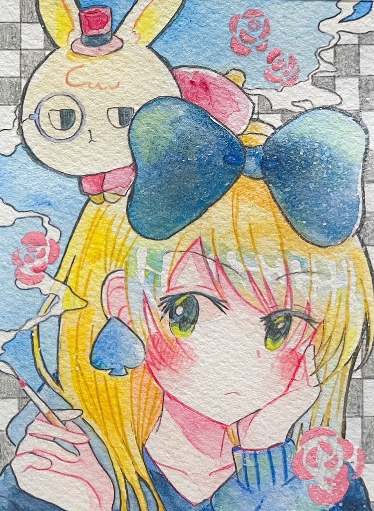【原画】やさぐれアリスちゃん