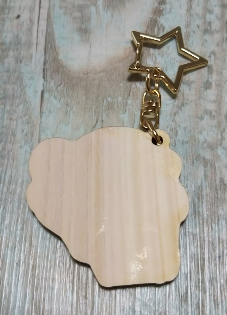 カトルのウッドキーホルダー(おまけ付)