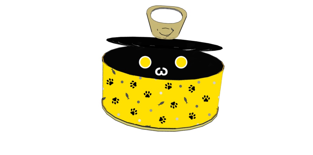 【Live 2D】 猫缶用 着せ替えテスクチャ 【VTube Studio用 Vtuber アバター】