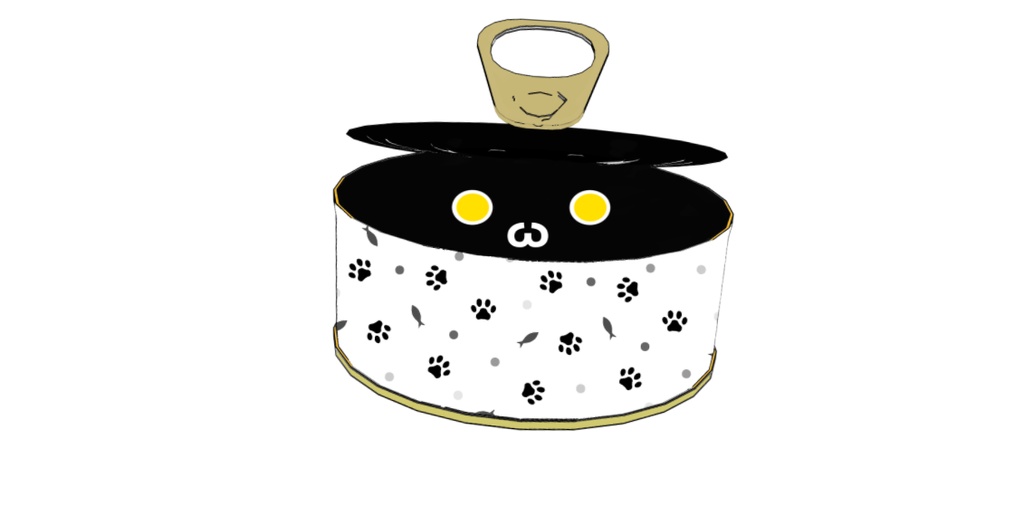 【Live 2D】 猫缶用 着せ替えテスクチャ 【VTube Studio用 Vtuber アバター】
