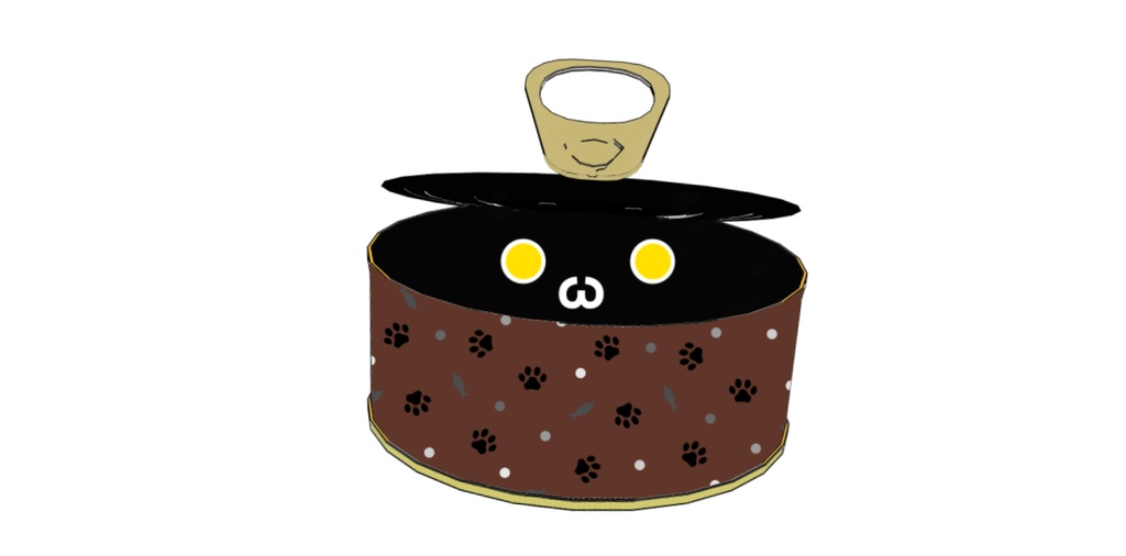 【Live 2D】 猫缶用 着せ替えテスクチャ 【VTube Studio用 Vtuber アバター】