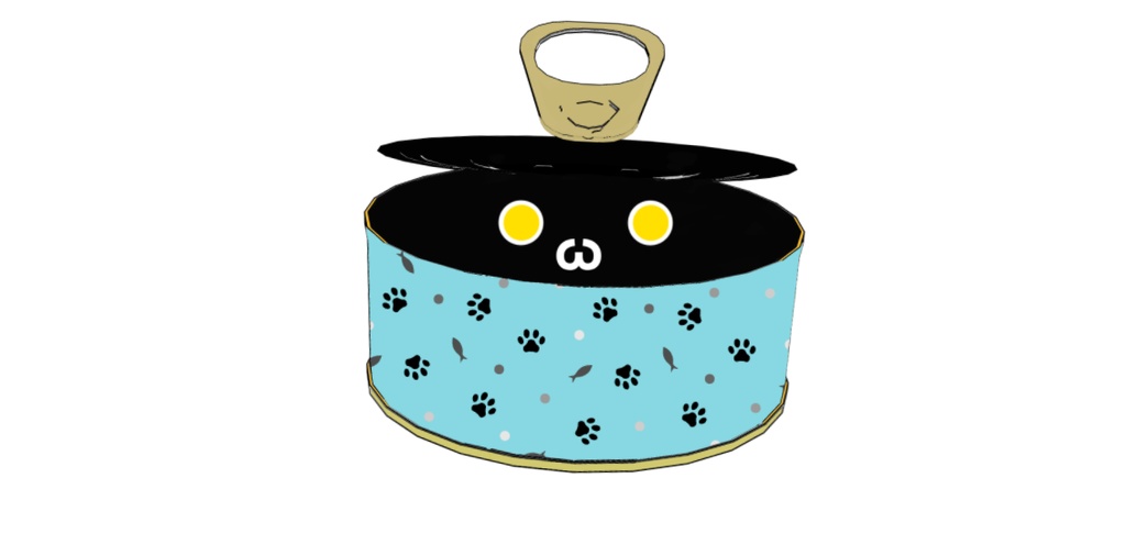【Live 2D】 猫缶用 着せ替えテスクチャ 【VTube Studio用 Vtuber アバター】
