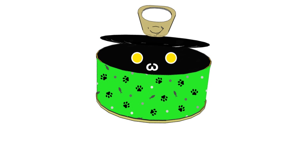【Live 2D】 猫缶用 着せ替えテスクチャ 【VTube Studio用 Vtuber アバター】