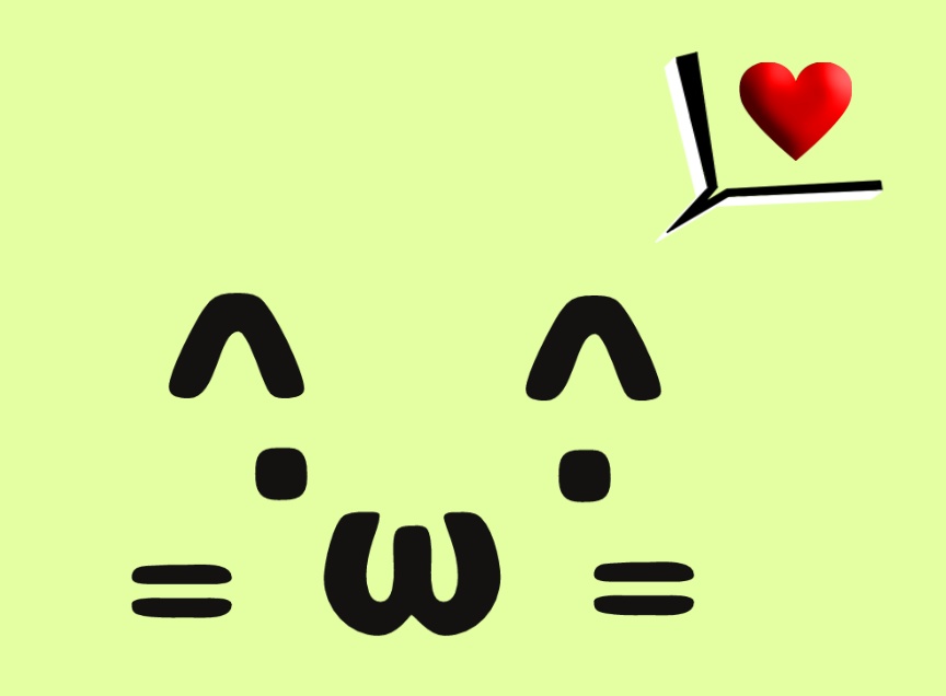 【Live 2D】 顔文字 猫 VTube Studio用 Vtuber アバター