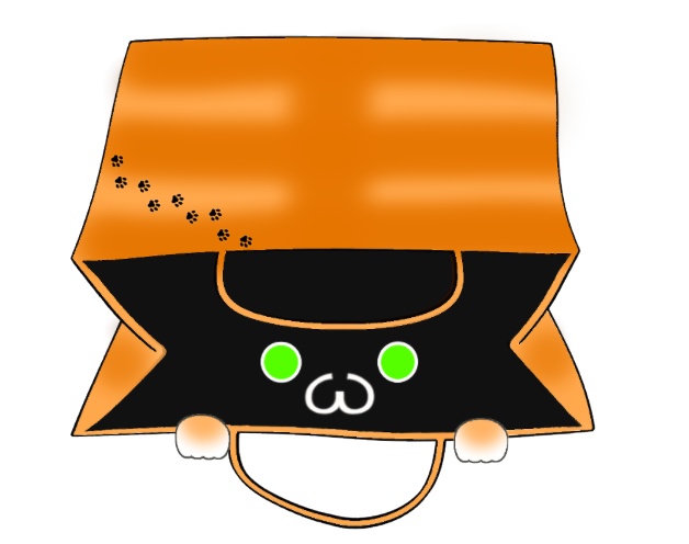 【Live 2D】 紙袋 猫 用の着せ替えテクスチュア 【Vtuber Studio】