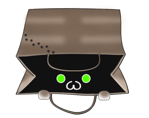 【Live 2D】 紙袋 猫 用の着せ替えテクスチュア 【Vtuber Studio】