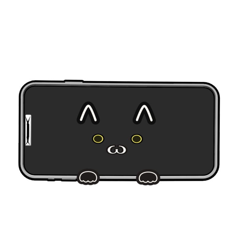 【Live 2D】 落としても壊れない スマホ 猫 【Vtuber Studio】