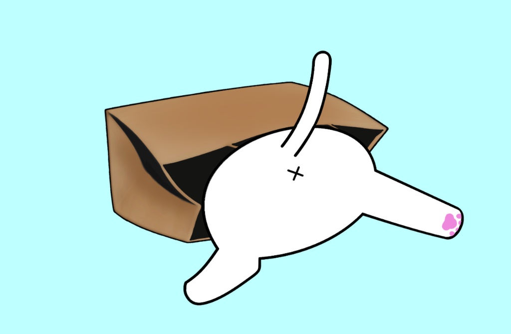 【Live 2Dアイテム?】 紙袋猫のHip 【Vtuber Studio】