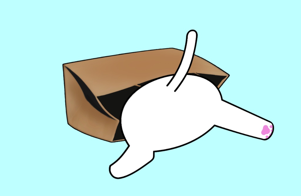 【Live 2Dアイテム?】 紙袋猫のHip 【Vtuber Studio】