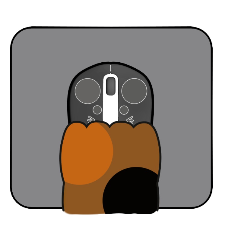 マウス (右手) 用着せ替えテクスチャ 【Vtuber Studio】