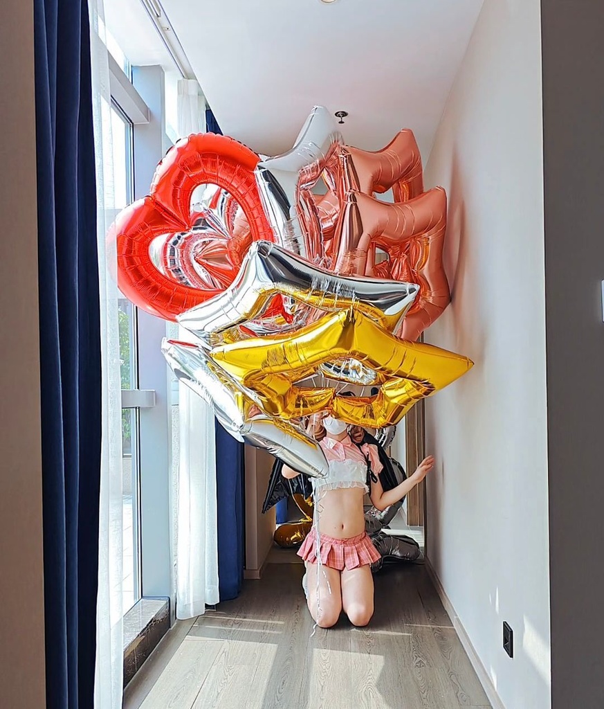 魅魔炸气球 POP aluminum star balloons (POP)
