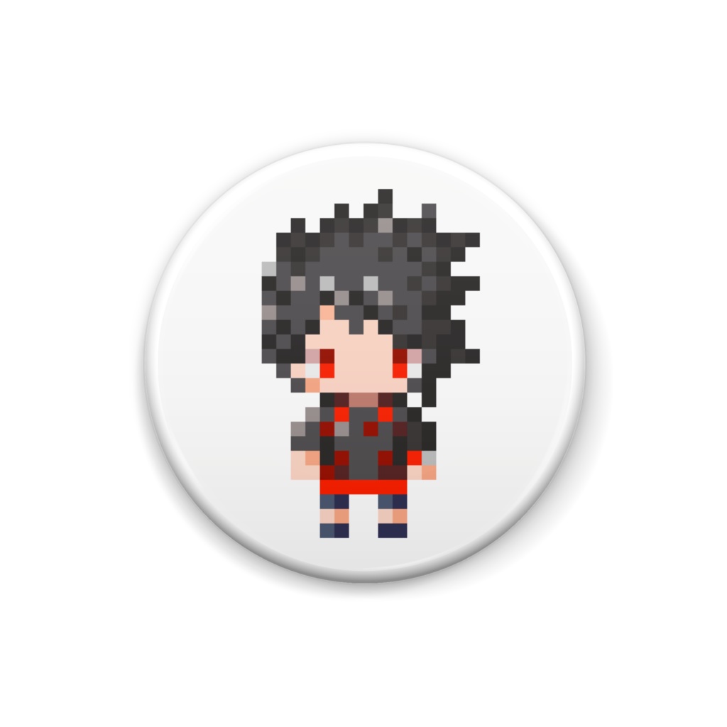 GEMS COMPANY ドット絵缶バッジ [赤羽ユキノver.]