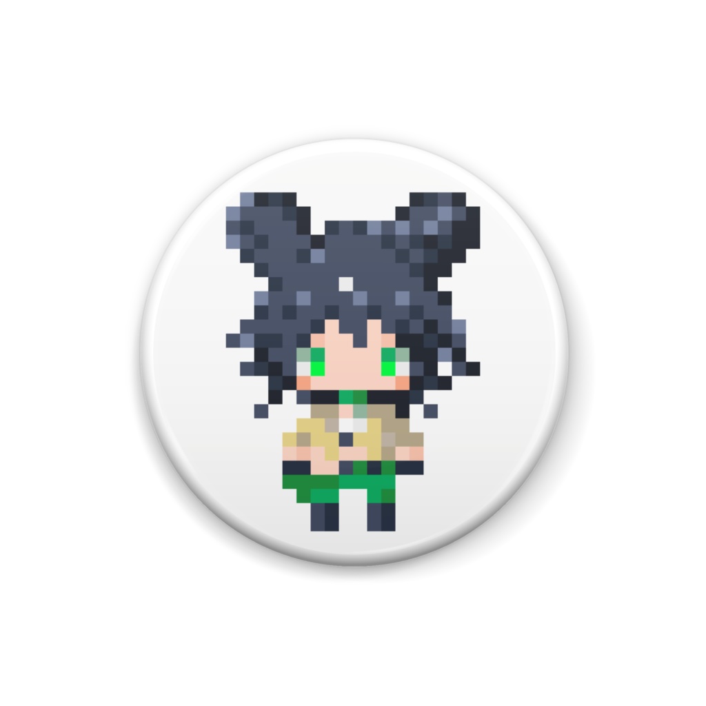 GEMS COMPANY ドット絵缶バッジ [城乃柚希ver.]