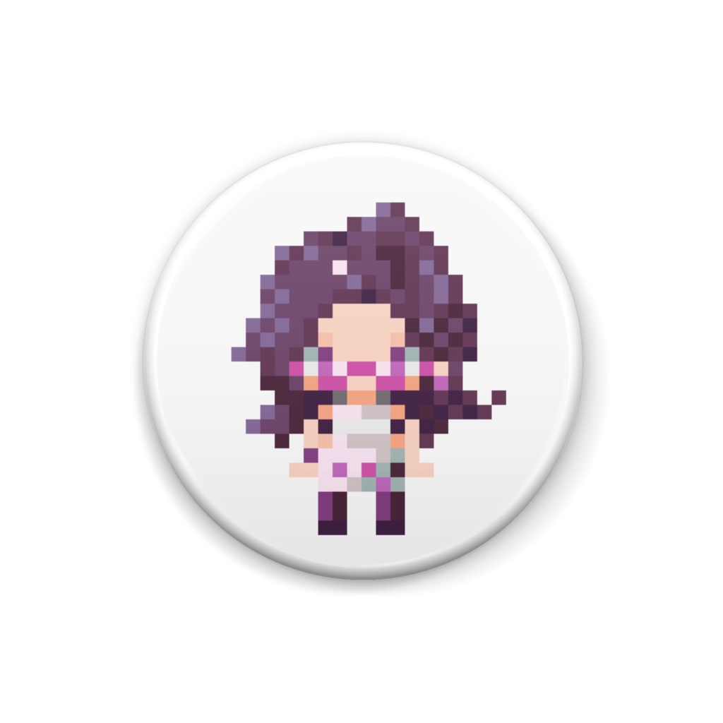 GEMS COMPANY ドット絵缶バッジ [有栖川レイカver.]