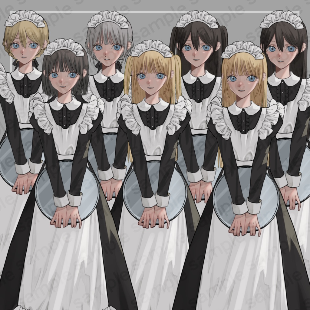 立ち絵素材 5 (看護師さんver) 無料あり