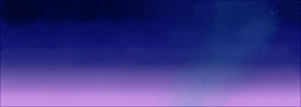 漫画風夜空HDRI