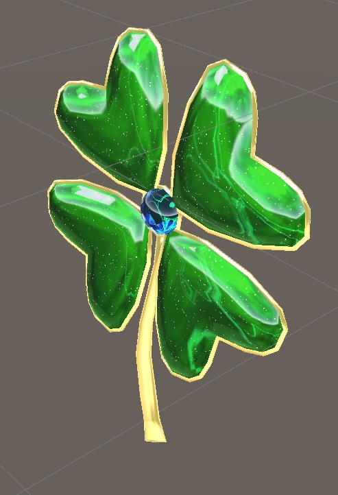 幸せになれるかもしれないクローバーヘアピン