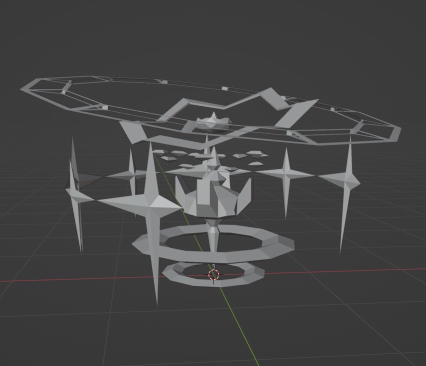 なんかいっぱい回ってるヘイロー。