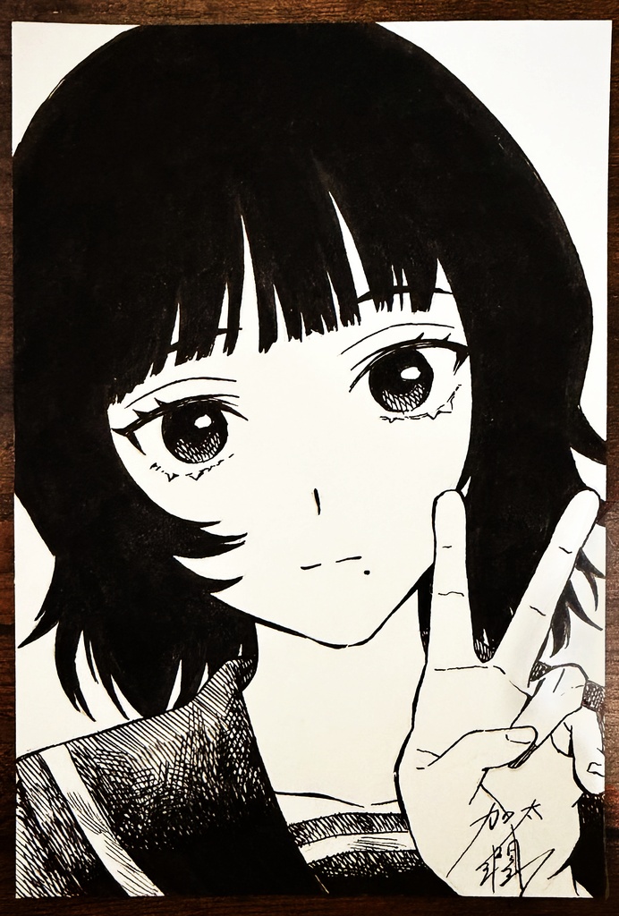 【原画ポストカード】愚にもつかない話でも