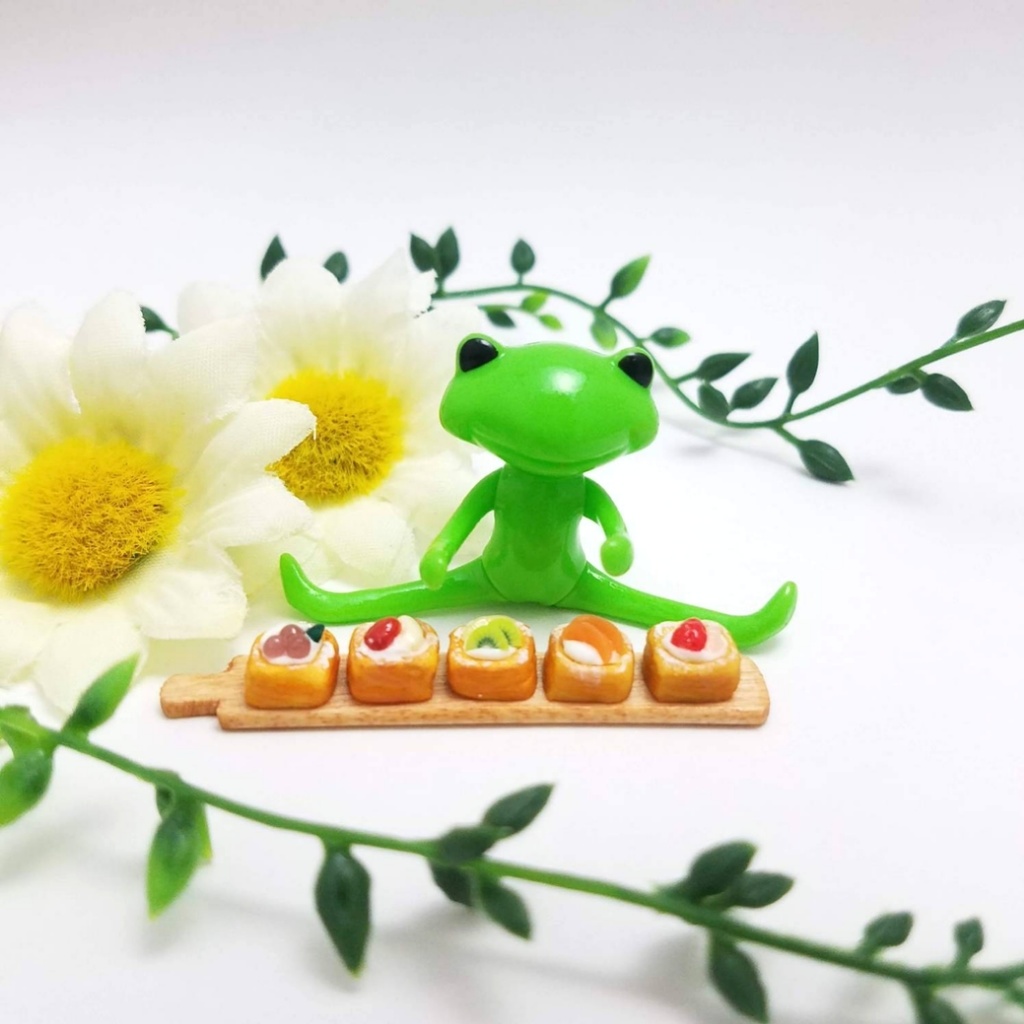 ミニチュアフード♡5種のさくさくフルーツデニッシュ
