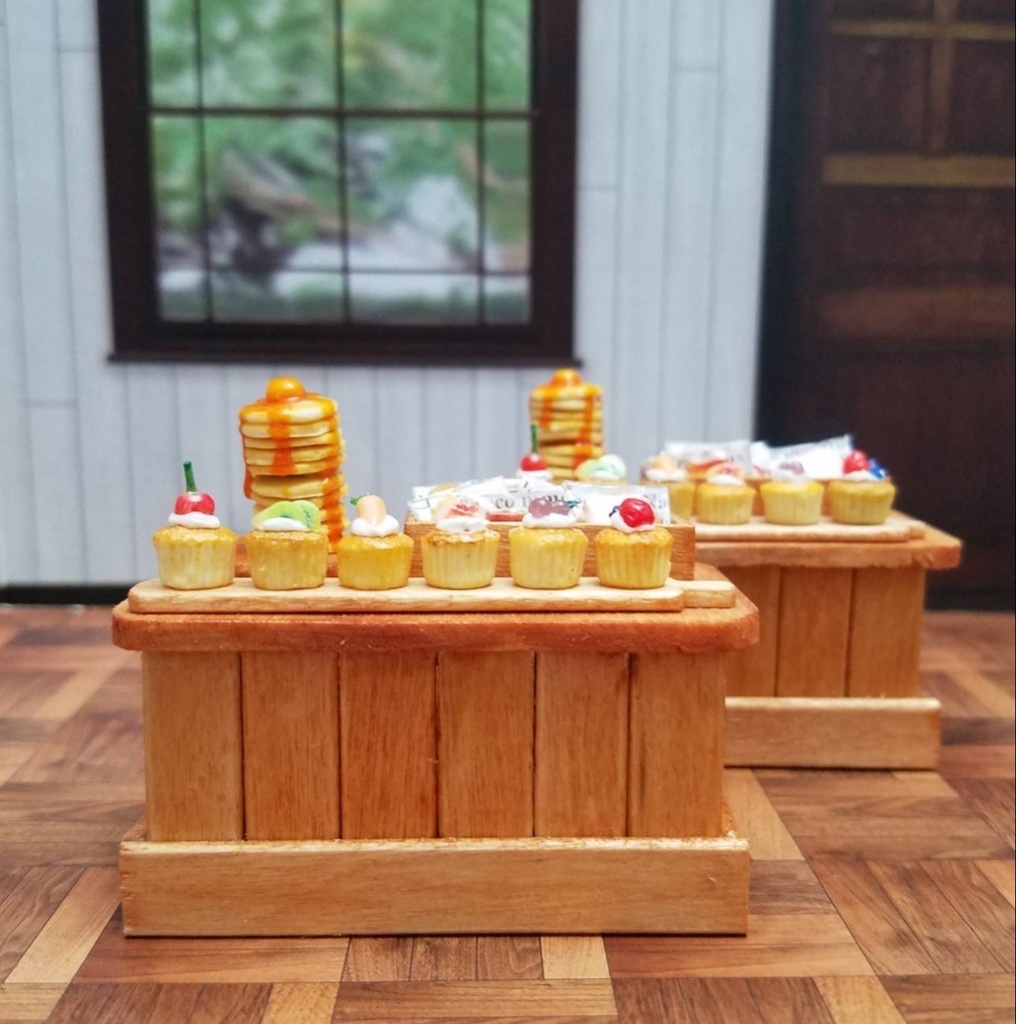 ドールハウスミニチュア雑貨❁ショップミニチュアカウンター