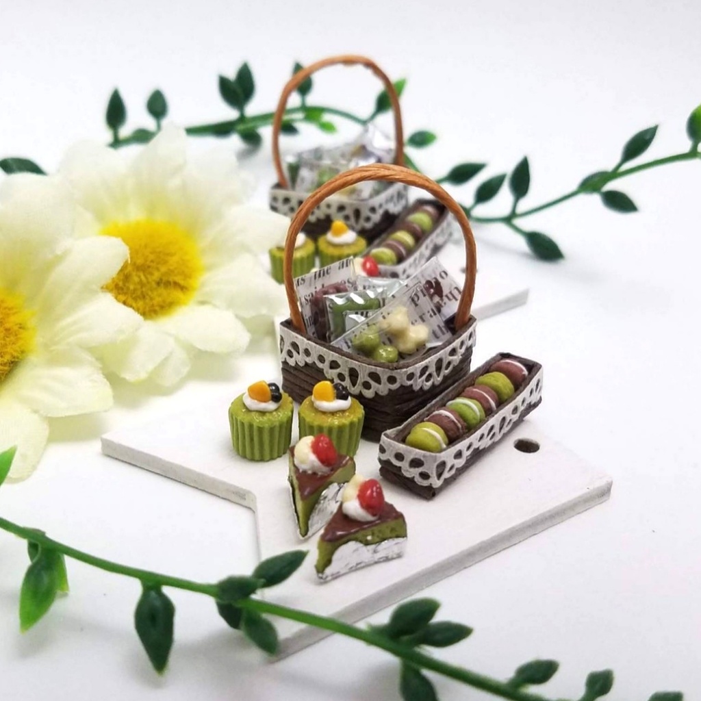 ミニチュアフード♡盛り沢山抹茶づくしスイーツセット