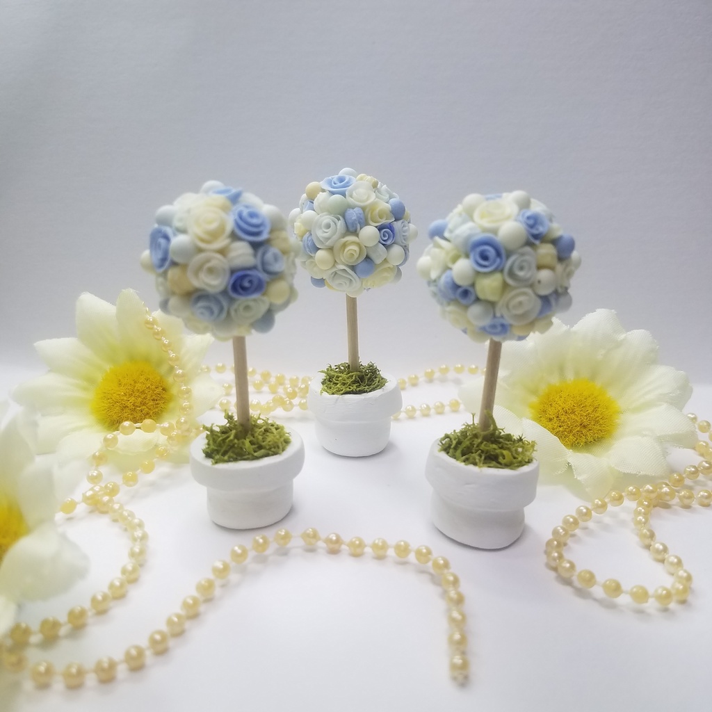 サムシングブルーローズマカロントピアリー