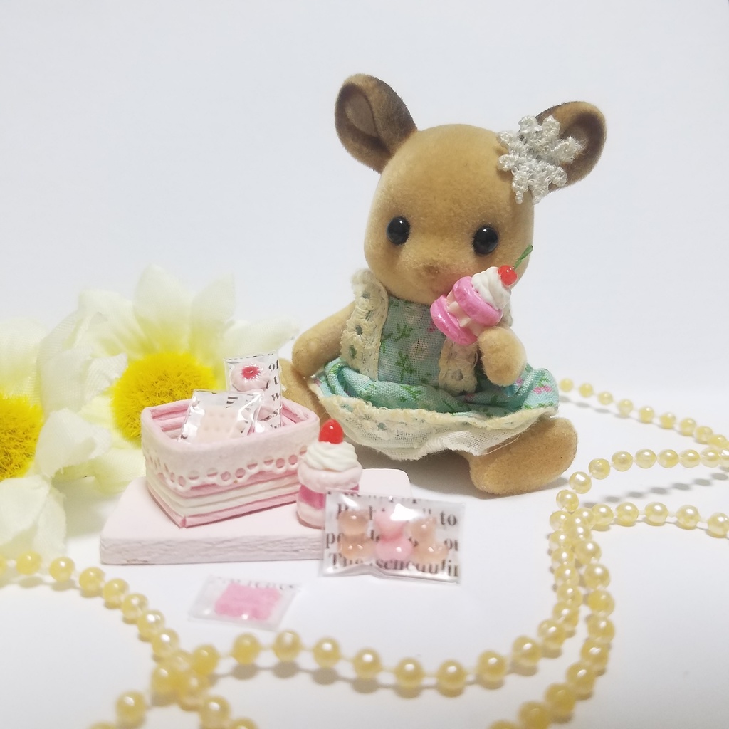 ピンクスイーツアラカルト♡ハンドメイドミニチュアフード