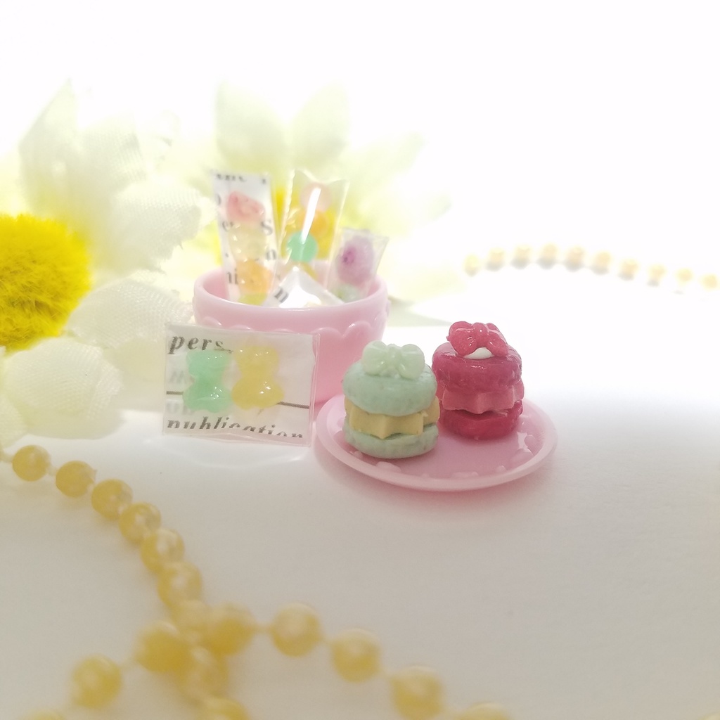 カラフルスイーツアラカルト♡ハンドメイドミニチュアフード
