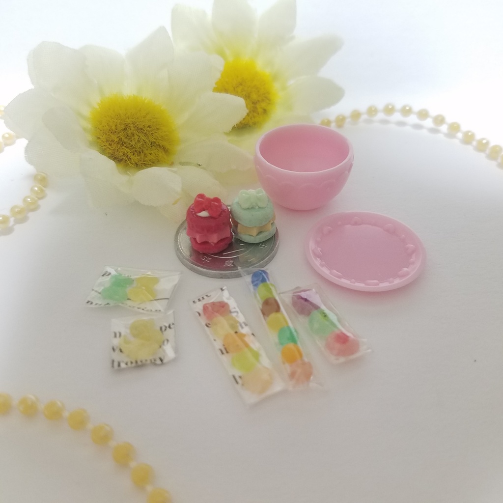 カラフルスイーツアラカルト♡ハンドメイドミニチュアフード