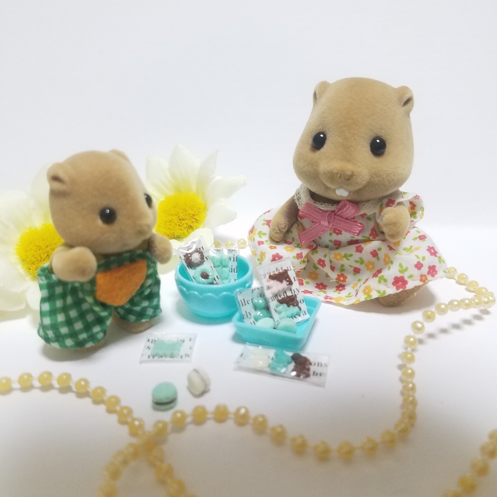 チョコミントスイーツスペシャル♡ハンドメイドミニチュアフード