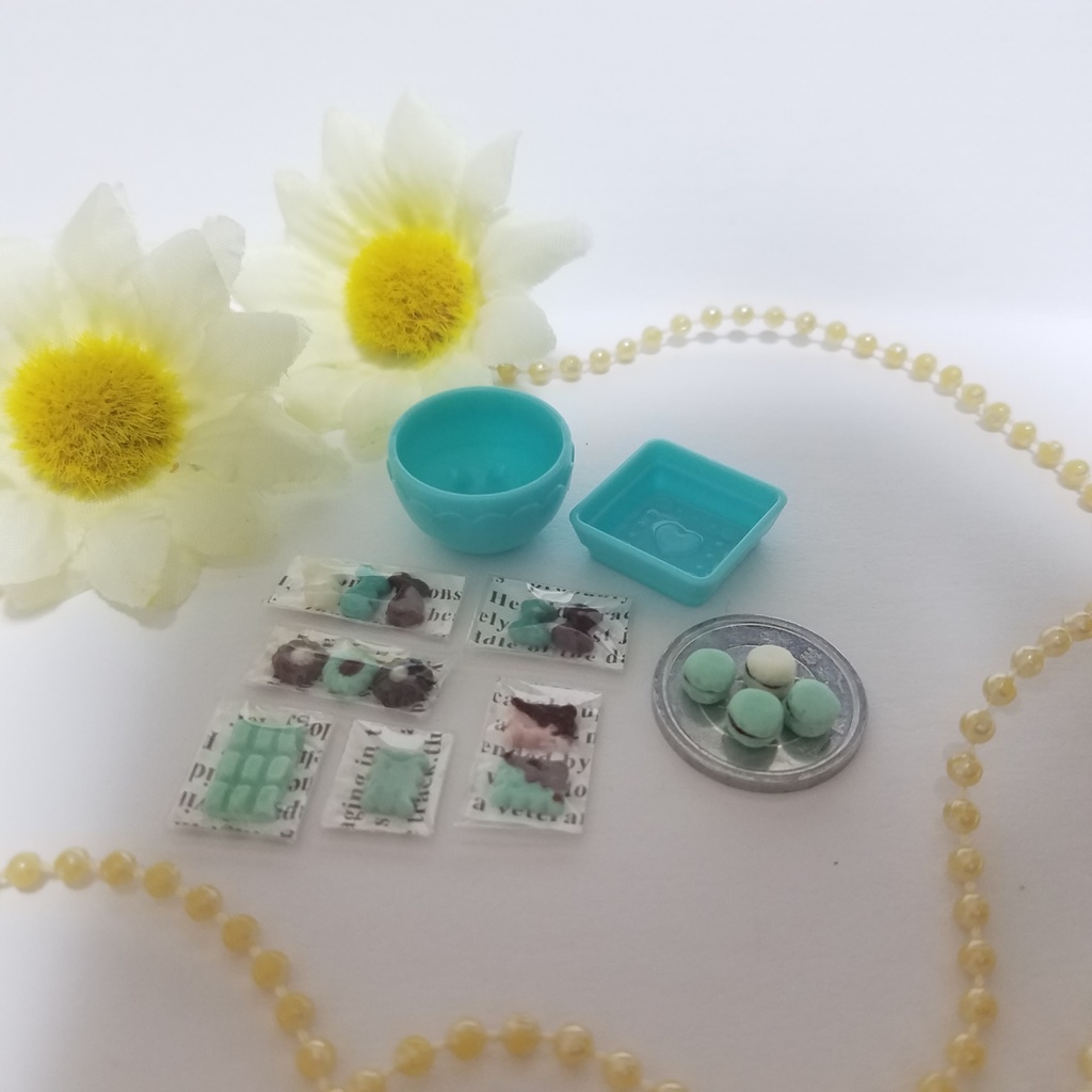 チョコミントスイーツスペシャル♡ハンドメイドミニチュアフード