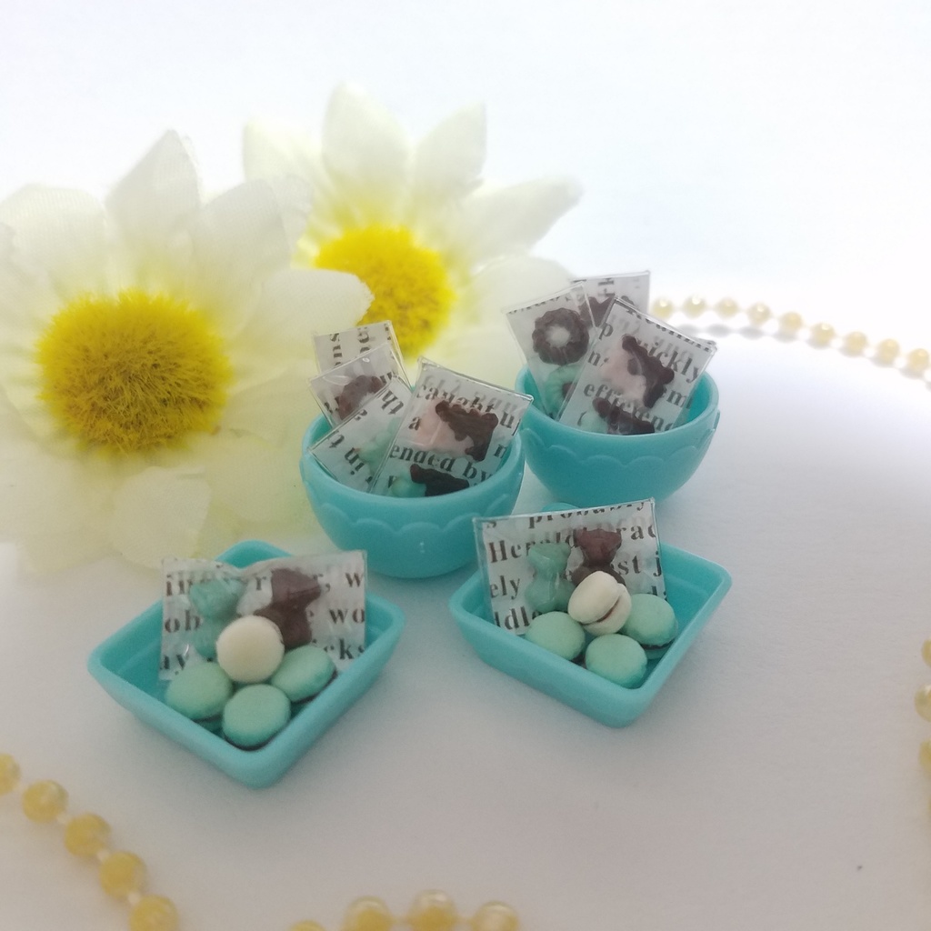 チョコミントスイーツスペシャル♡ハンドメイドミニチュアフード