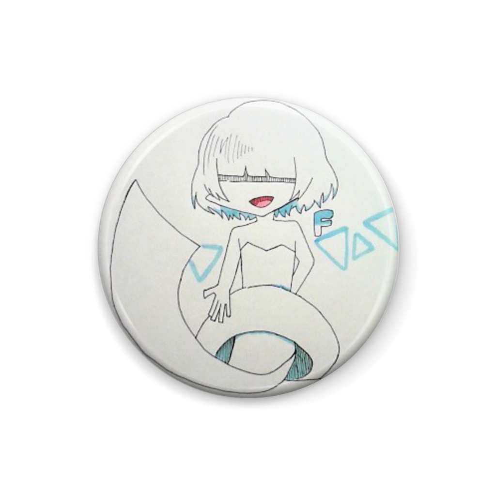 フーリン缶バッチ