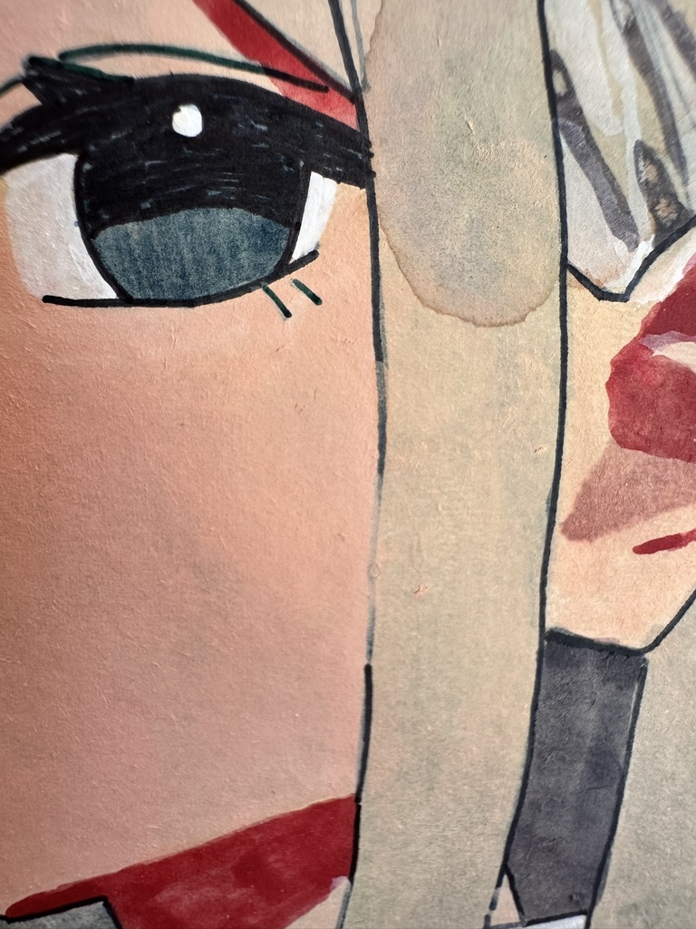 【ミニ色紙】顔アップ(サイン、宛名付き)