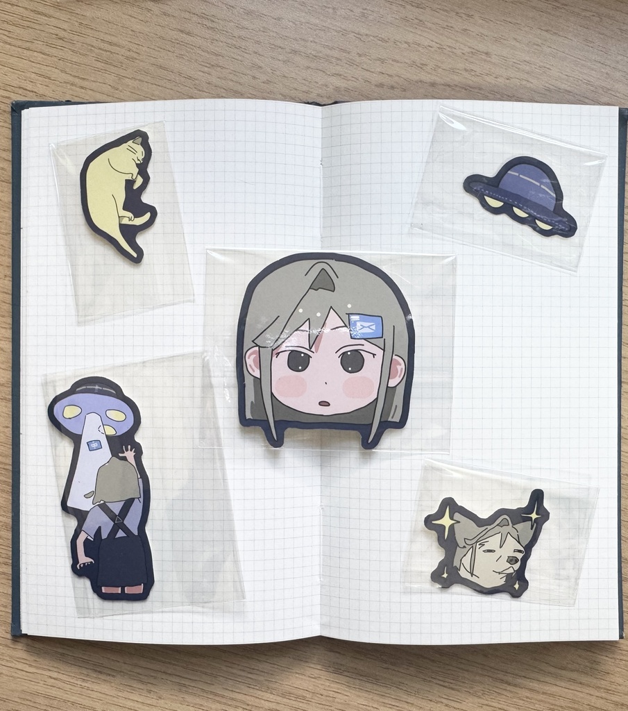 【めいるステッカーセット】赤🟥青🟦黄🟨