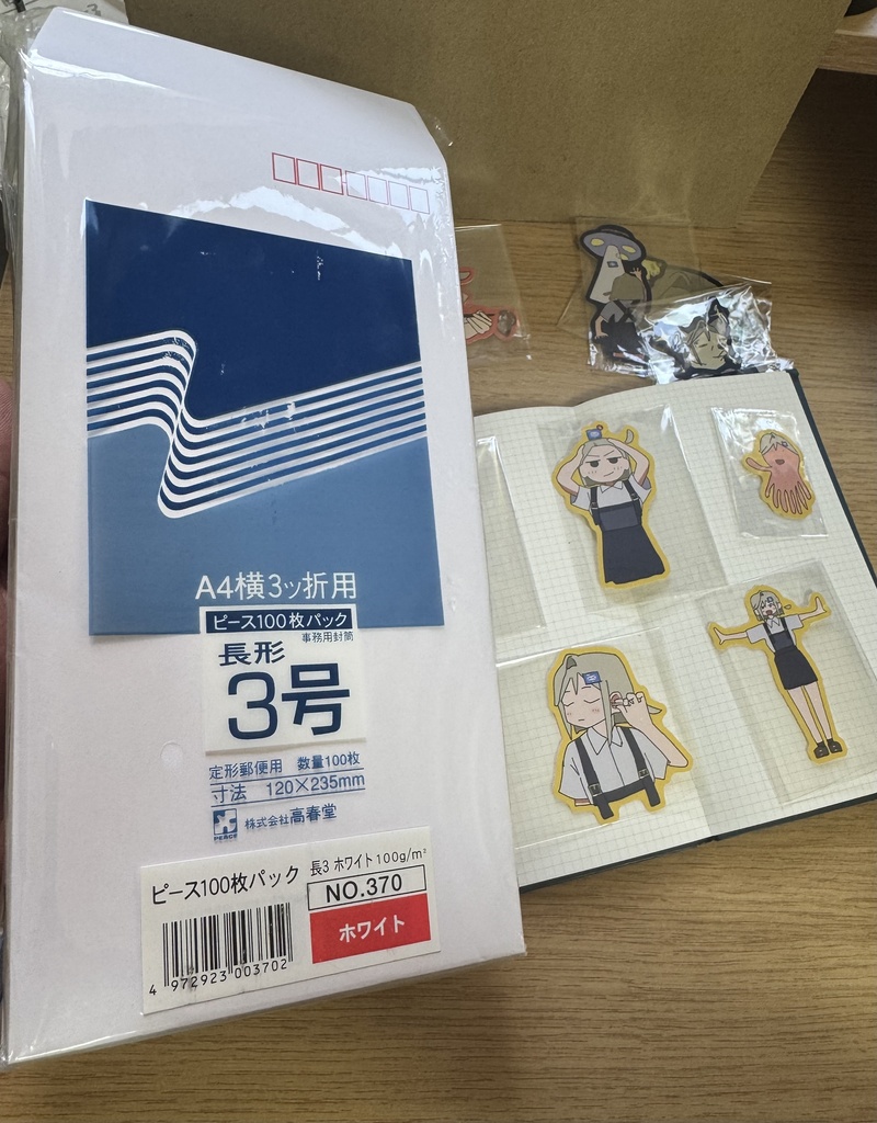 【めいるステッカーセット】赤🟥青🟦黄🟨