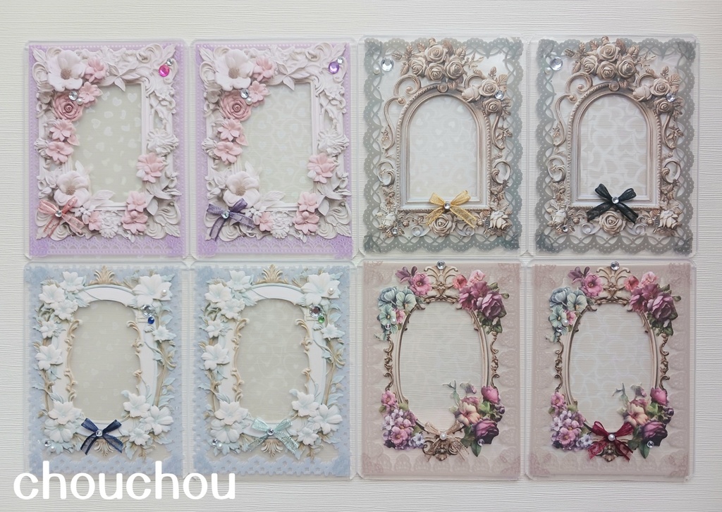 アンティーク調トレカ チェキ カードケース⑤