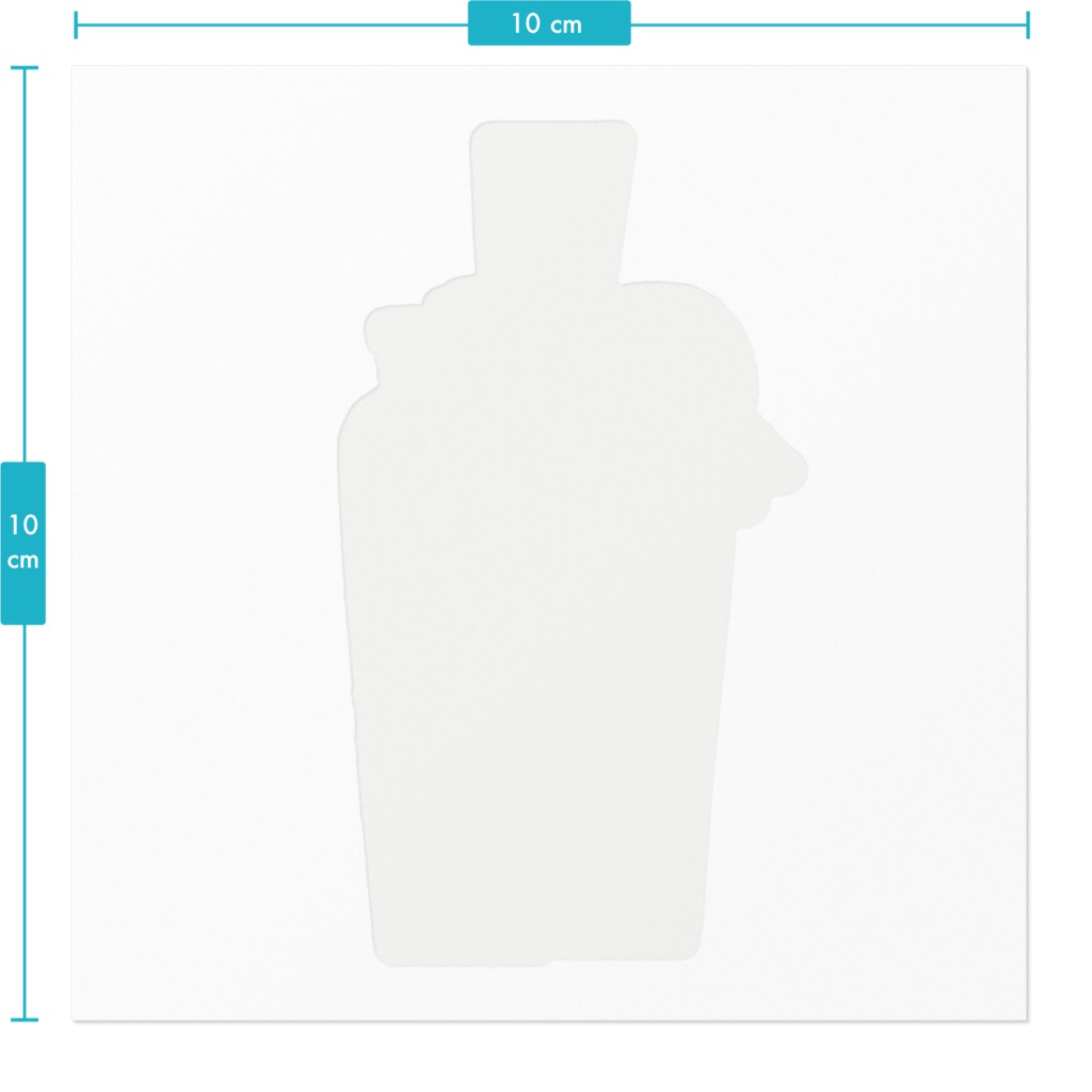 ステッカー 瓶-かわうそラベル