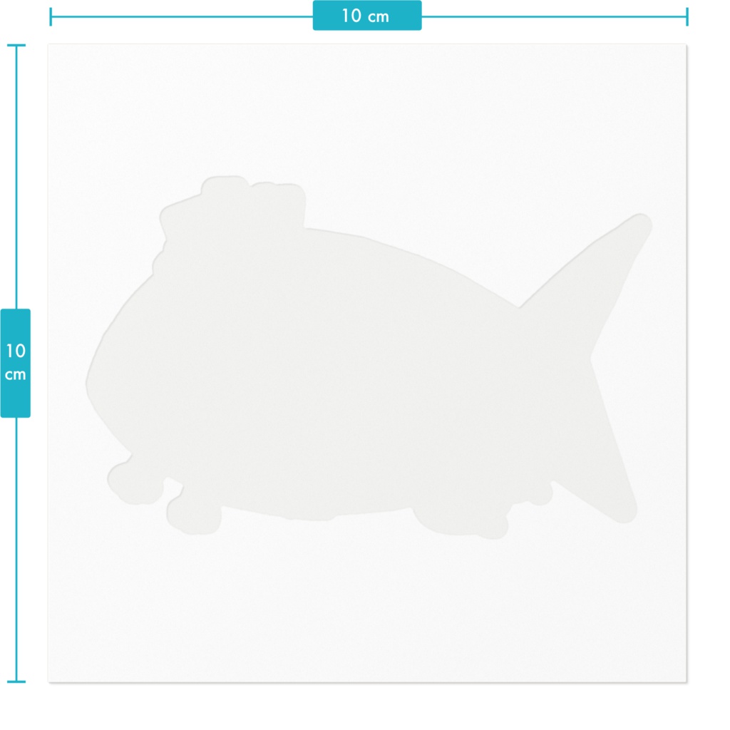 ステッカー まちの標本-空中食堂
